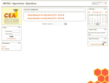 Tablet Screenshot of agroead.unitau.com.br